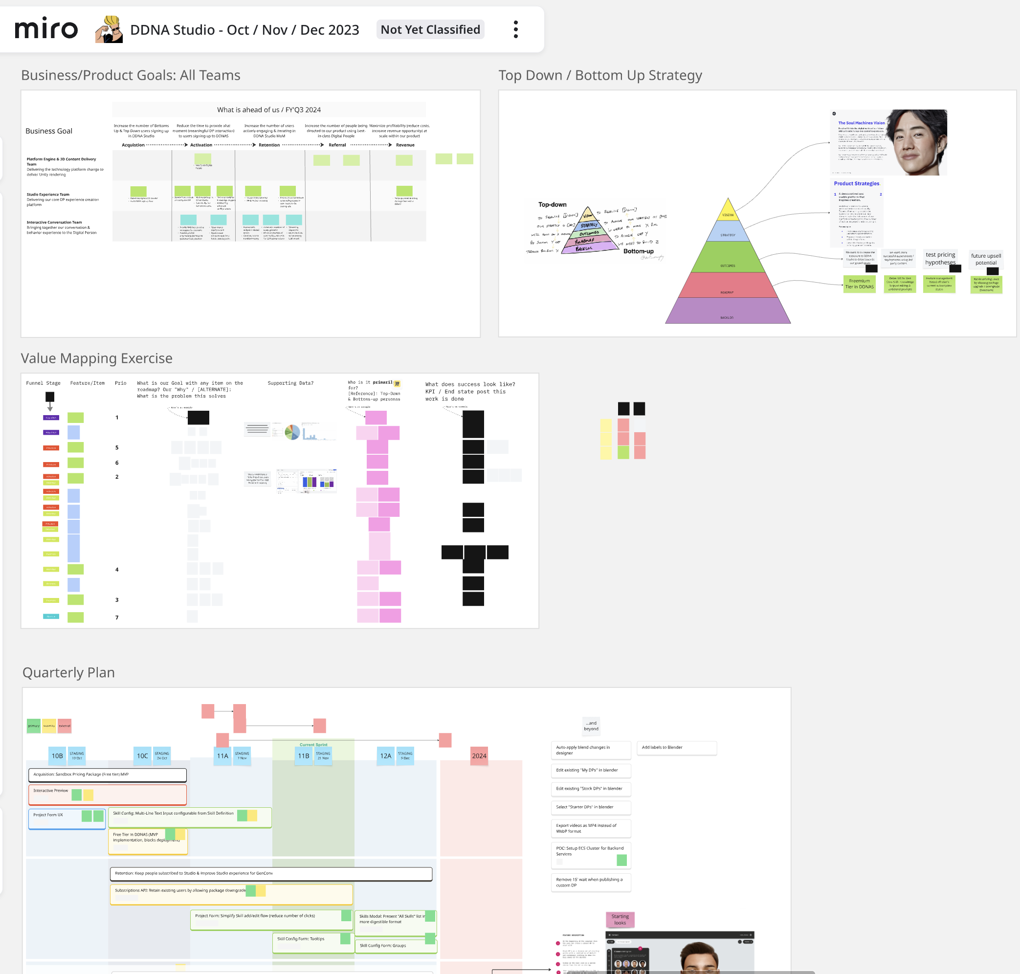 Creator Studio planning session 2